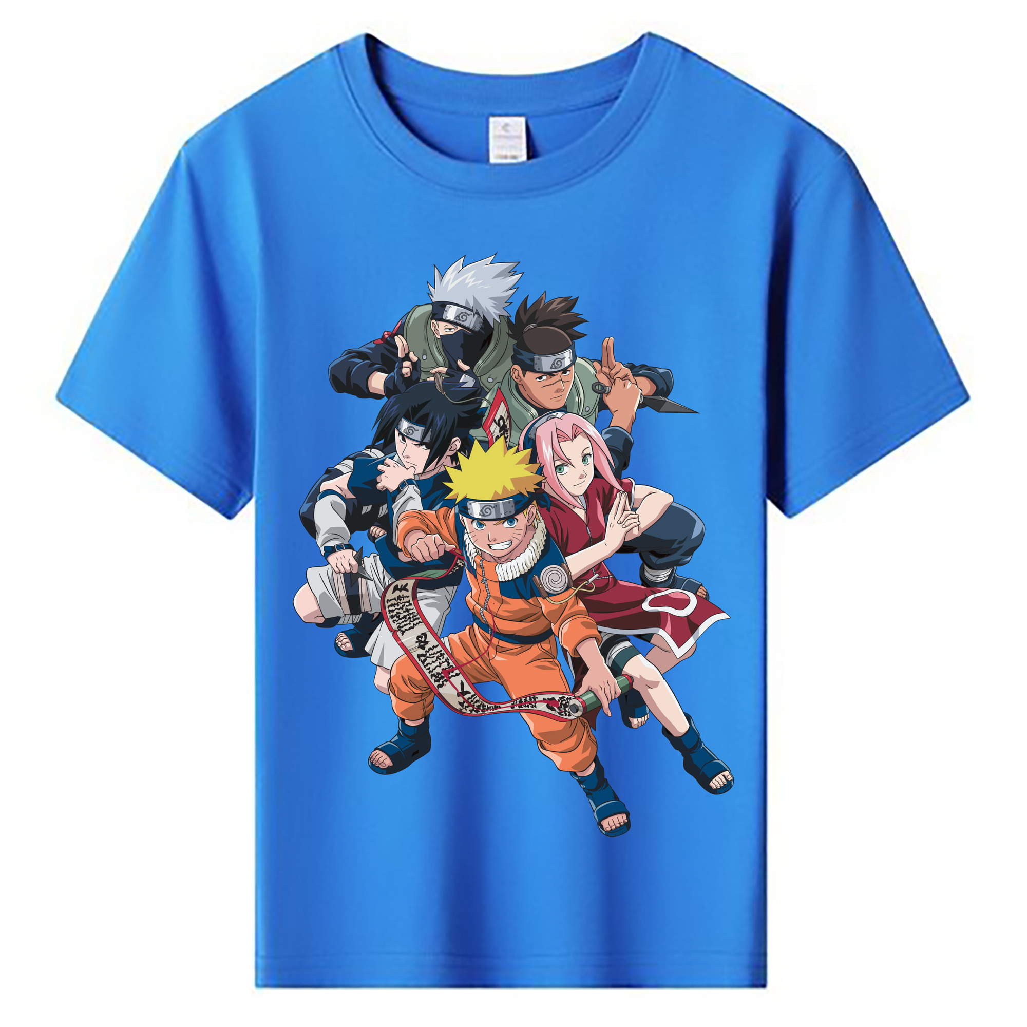 （画像用） NARUTO -ナルト- うずまき ナルト Uzumaki Naruto 綿100％キッズTシャツ（フロントプリント）